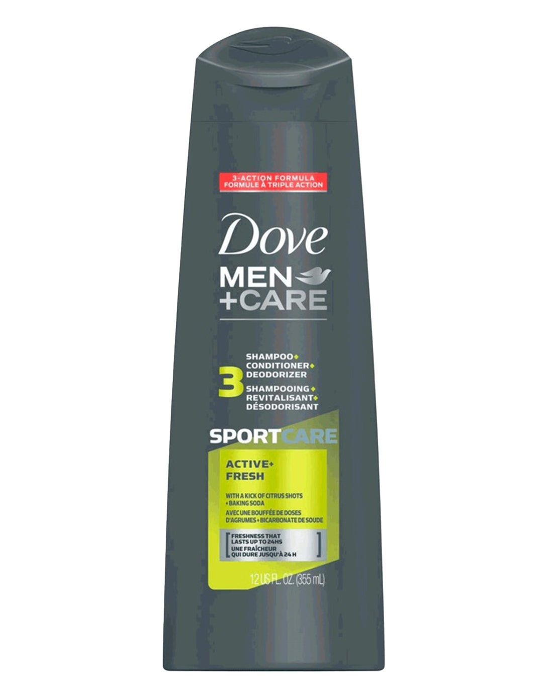 Dove Shampoo Men+Care 3 en 1 Sports Active Fresh 400 ml - Puntolimpieza